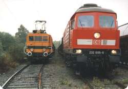 [VBE 22 und DB 232 605 in Barntrup]