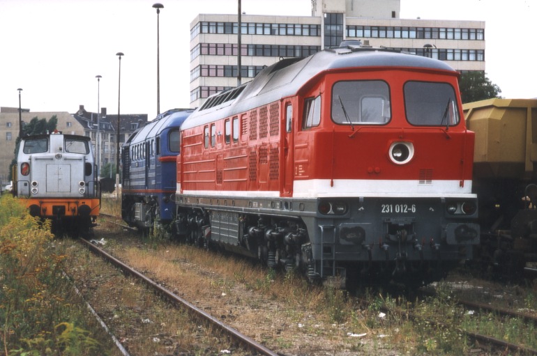 [Falz 231 012 im August 1999 in Berlin Ostgüterbahnhof]