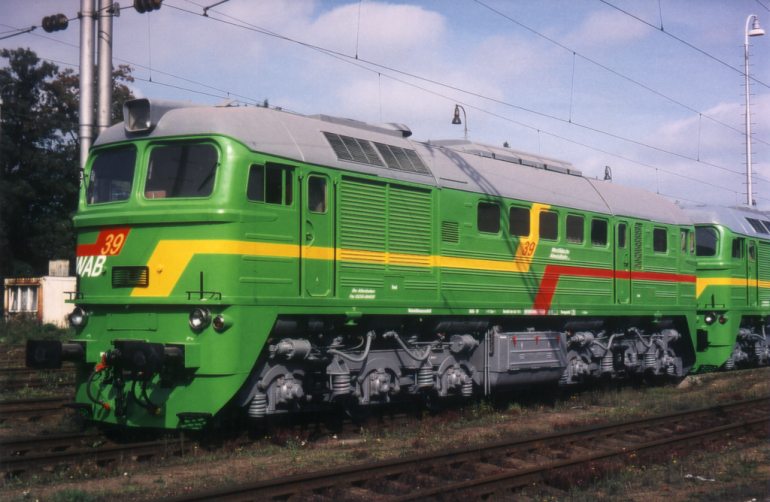 [WAB 39 (ex CD 781 557, als 530 verkauft) am 26.09.2000 in Tirsnice]