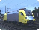 [Dispolok ES 64 U2 001 auf ihrer Abnahmefahrt]