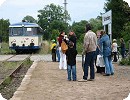 [... und im Einsatz auf der Niederlausitzer Eisenbahn]