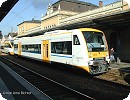 [Eurobahn bzw. Rhenus Keolis VT 1.01 im Bahnhof Neustadt]