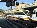 [Eurobahn bzw. Rhenus Keolis VT 2.02 im Bahnhof Neustadt]