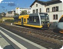 [Am äußersten Ende des Hausbahnsteigs in Neustadt: BLB/KEG VT 3.17]