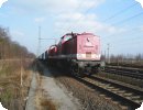 [DB 203 504 und 502 mit dem EVB-Containerzug]